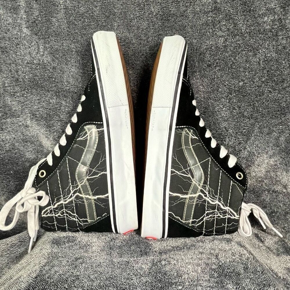 Vans x Primitive Skate Sk8-Hi Black Skate Shoes Men’s 7.5 - Picture 6 of 8